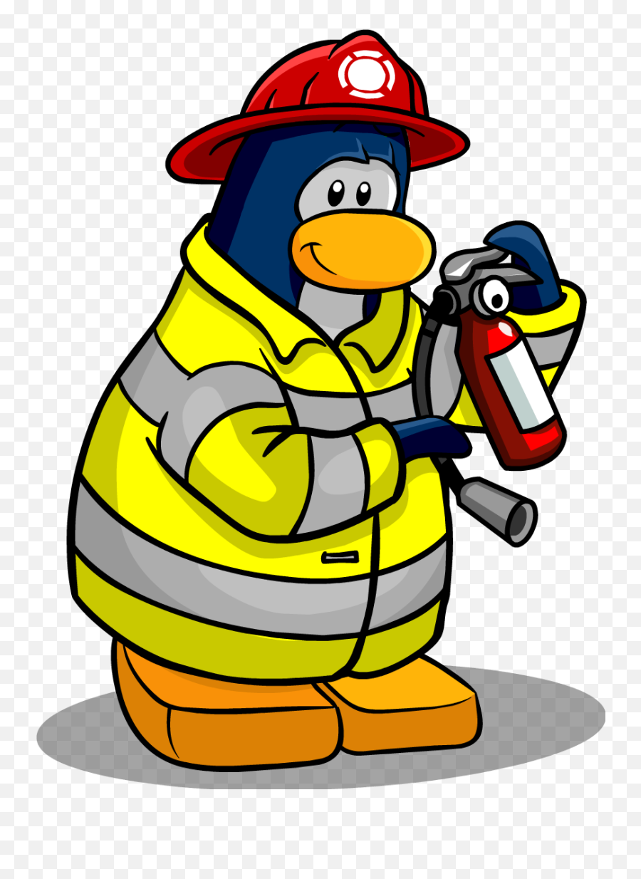 Club Penguin Fireman Png Image - Club Penguin Firefighter Clipart Emoji,Fighter Emoji