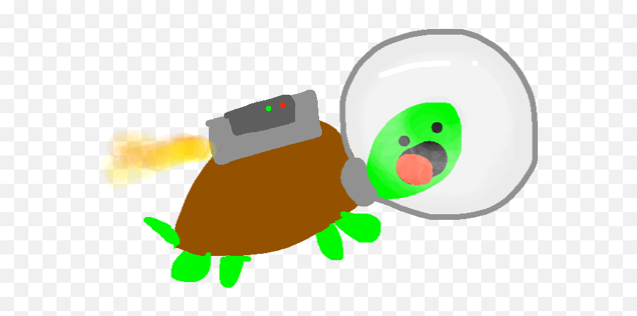 Space Turtle 1 - Illustration Emoji,Turtle Emoticon