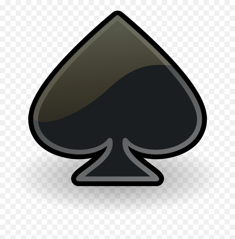 Spades Black Card Spade Games - Ace Card Png Transparent Emoji,Poker Chip Emoji