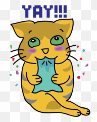 Download Funny Cat Emoji Stickers - Clip Art