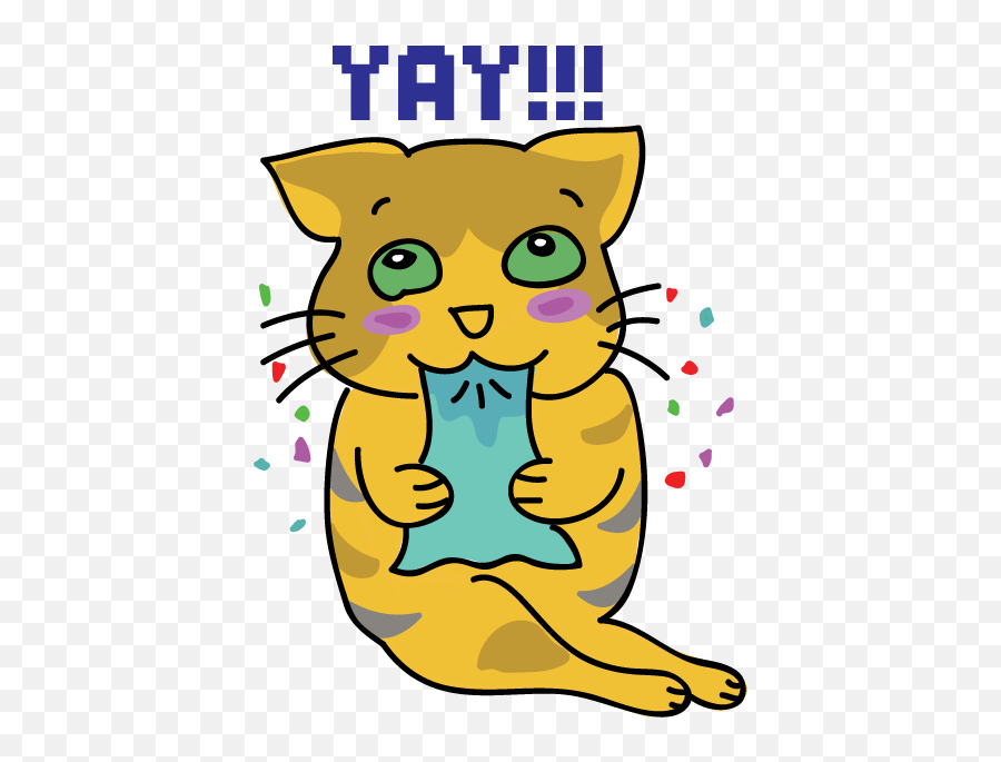 Download Funny Cat Emoji Stickers - Clip Art,Cool Emoji Messages