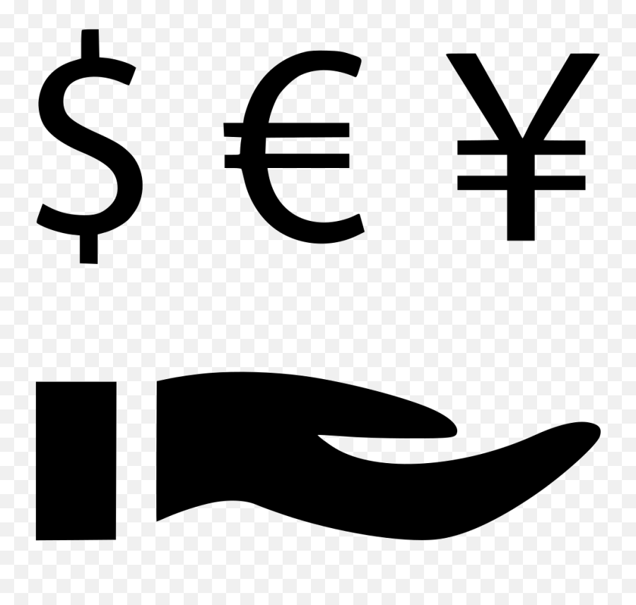 Dollars Clipart Yen Dollars Yen - Dollar Euro Yen Icon Emoji,Yen Emoji