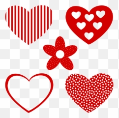 Heart Hearts Red Free Pictures - Png Emoji