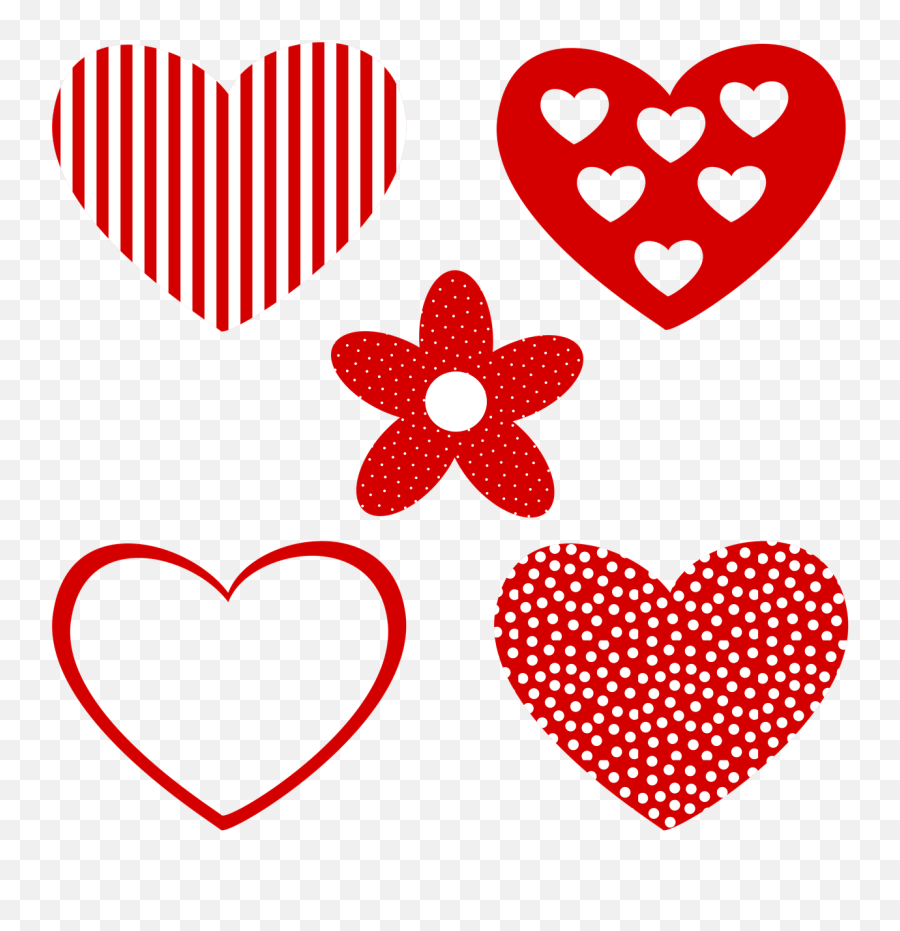 Heart Hearts Red Free Pictures Free - Png Emoji,Emoji Heart Made Of Hearts