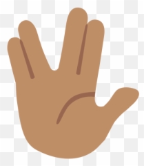 Medium Skin Tone Emoji - Star Trek Greeting Png,Salute Emoji