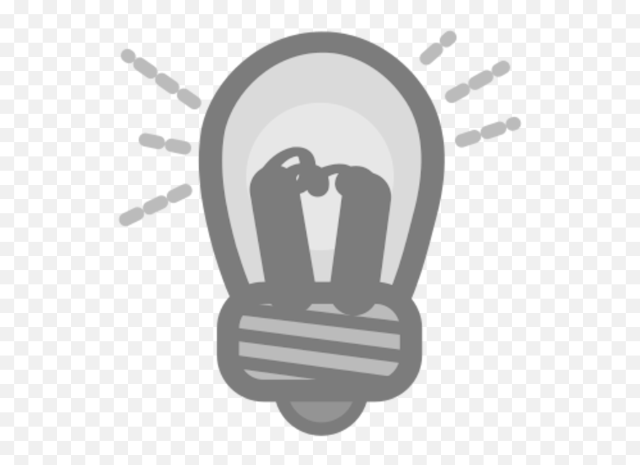 Light Bulb Icon - Light Bulb Clip Art Emoji,Question Emoji