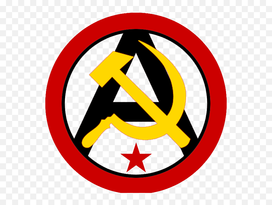 Anarchist Communist - Anarcho Communism Symbol Png Emoji,Anarchy Symbol Emoji
