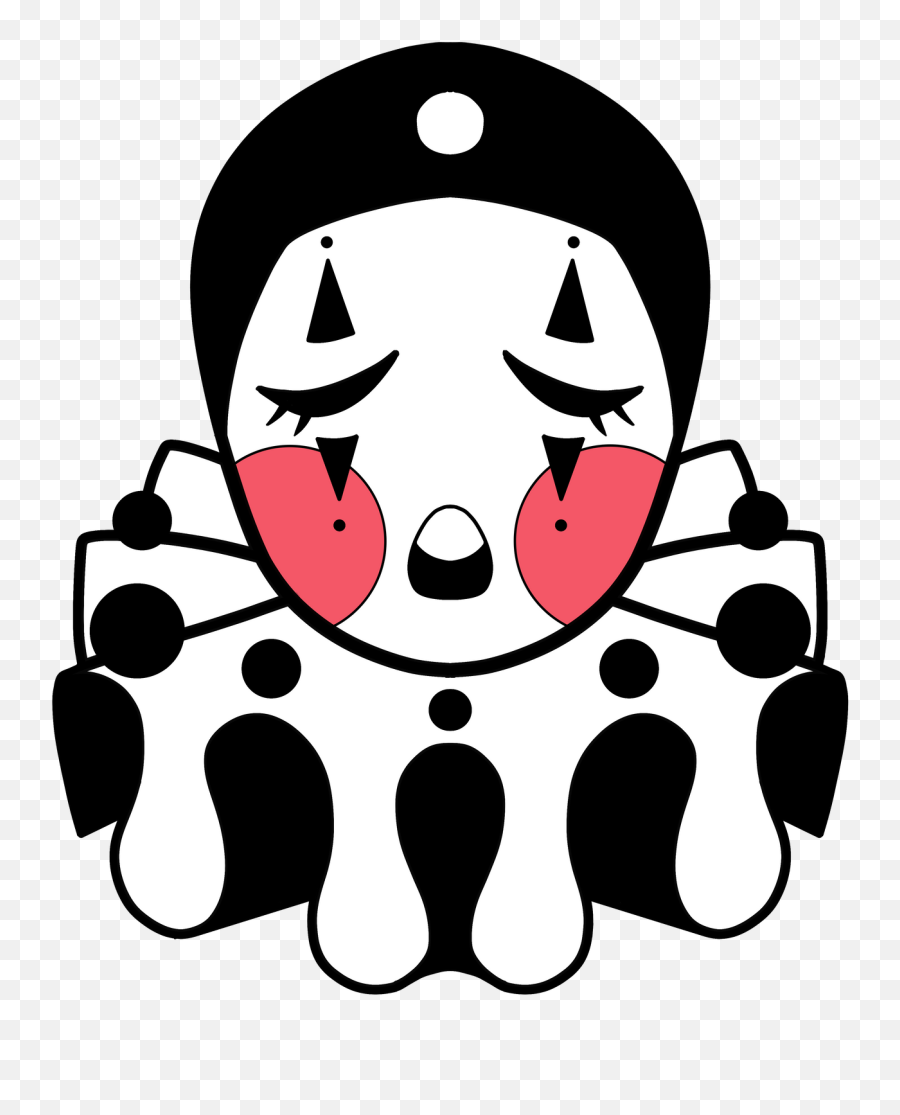 Pierrot Pin - Clip Art Emoji,Cholo Emoji