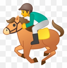 Horse Racing Emoji Meaning With Pictures - Horseback Riding Emoji,Horse Emoji