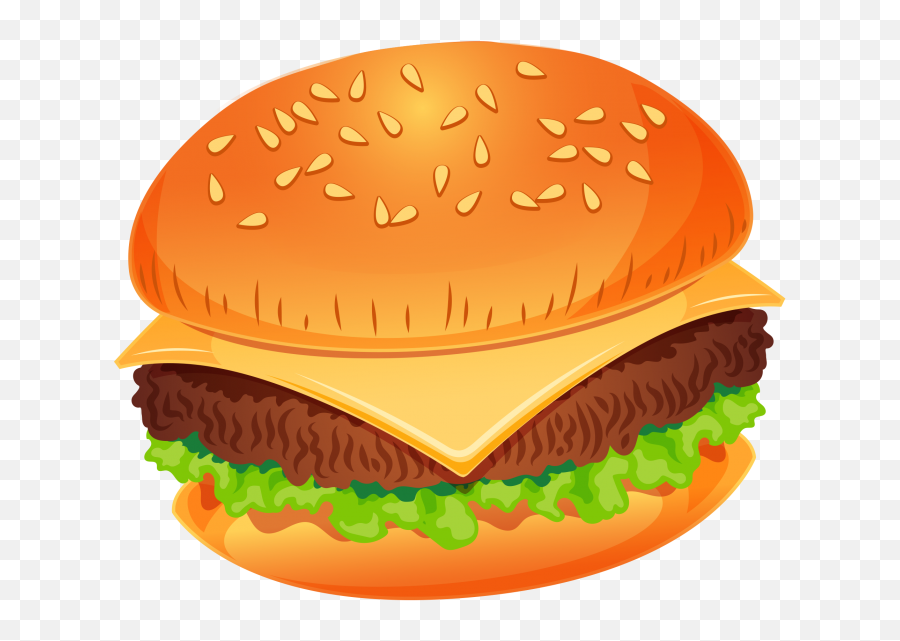 Hamburger Clipart No Background - Burger Clipart Png Emoji,Big Mac Emoji
