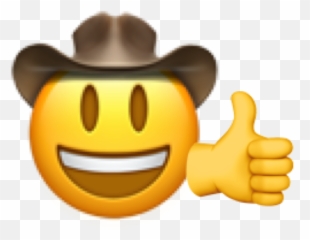 Emoji Norteño Like Smile Sonrisa Freetoedit - Cowboy Emoji,Like Emoji