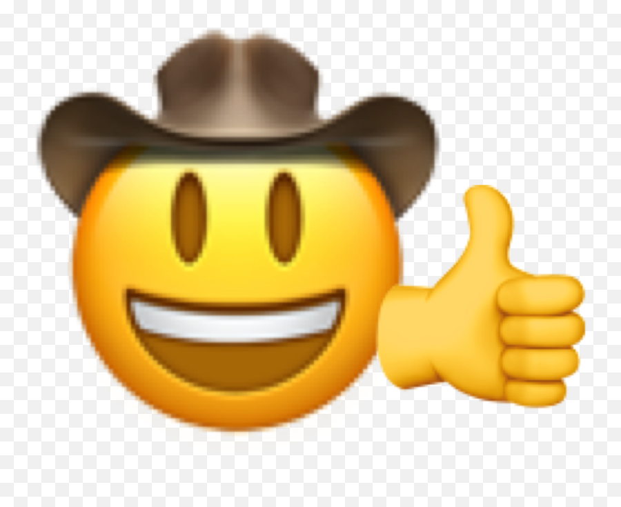 Emoji Norteño Like Smile Sonrisa Freetoedit - Cowboy Emoji,Like Emoji