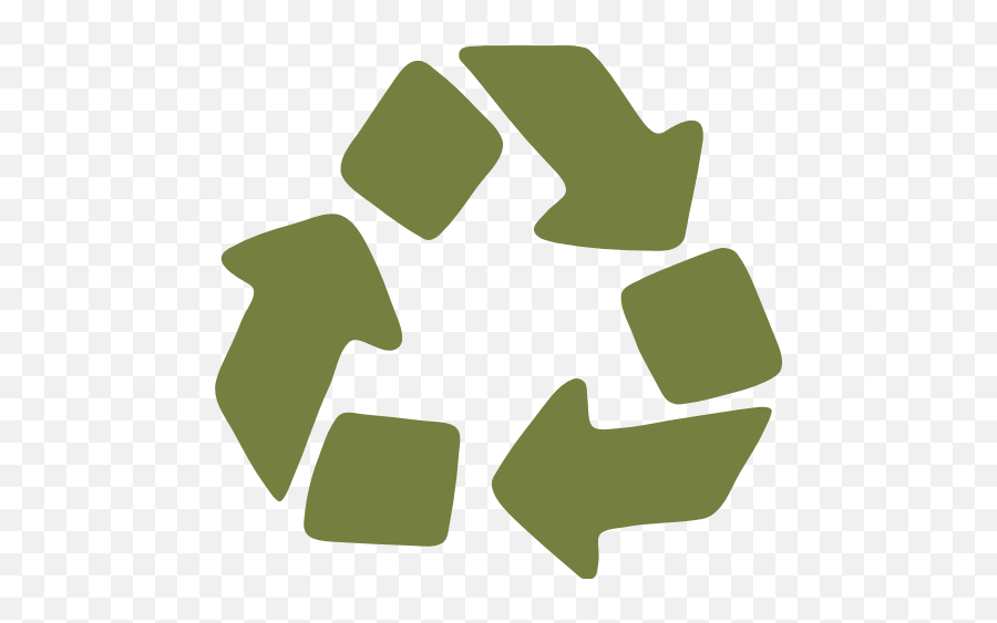 Black Universal Recycling Symbol Emoji - Symbol For Recycling Png,Universal Emojis