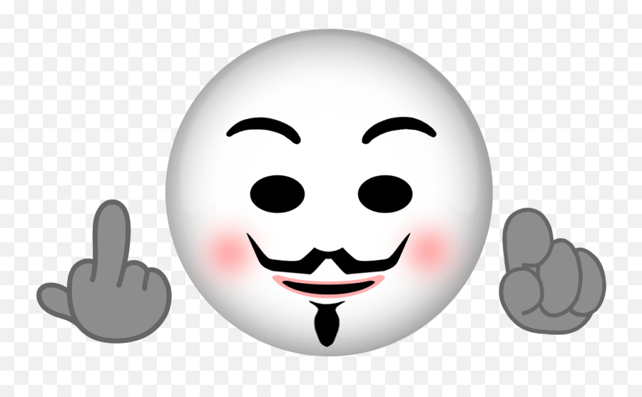 Anonymous Emoji - Anonymous Emoticon Png,Joker Emoji