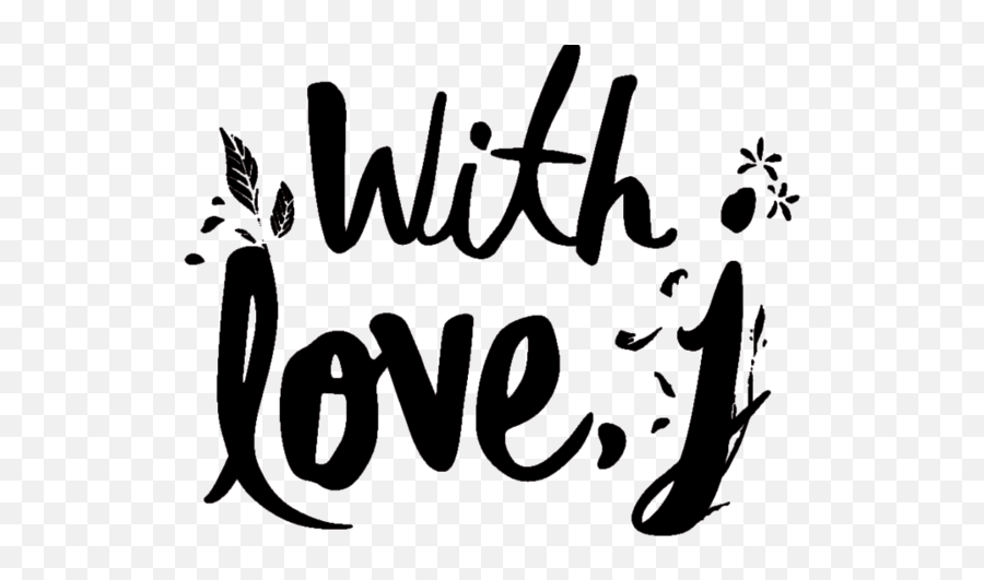 Download Hd With Love J Logo - Love J Transparent Png Image Jessica Jung Logo Png Emoji,J Emoji