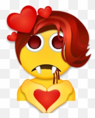 I Call Her The Vampire Girl That Wants To Be Loved - Heart Emoji,Maker Emoji