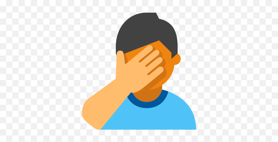 Facepalm Icon - Free Download Png And Vector Dont Touch Your Face Sign Emoji,Black Face Palm Emoji