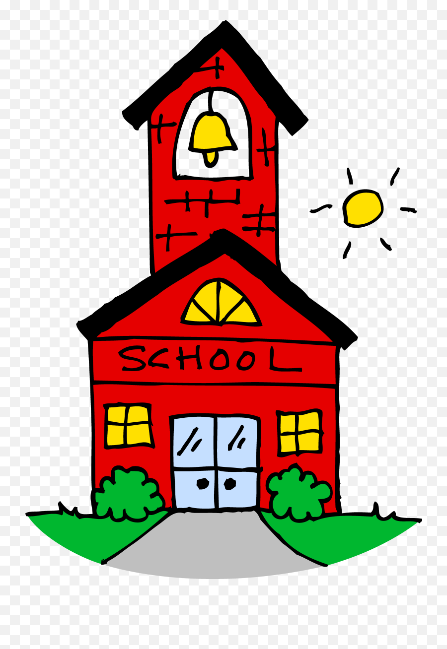 School House Clip Art - Clipartix Little Red Schoolhouse Clipart Emoji,House Emoji Transparent