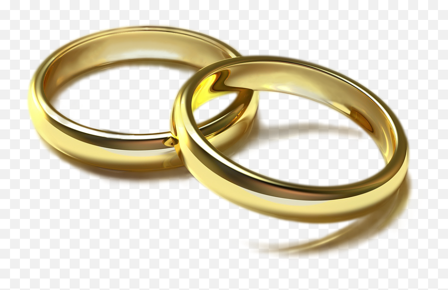 Rings Wedding Rings Wedding Golden Before - Transparent Background Clip Art Wedding Rings Png Emoji,Diamond Ring Emoji