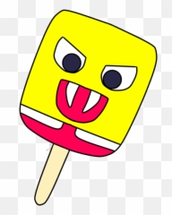 Evil Spongebob Popsicle By - Popsicle Spongebob Evil Emoji,Xx Emoticon