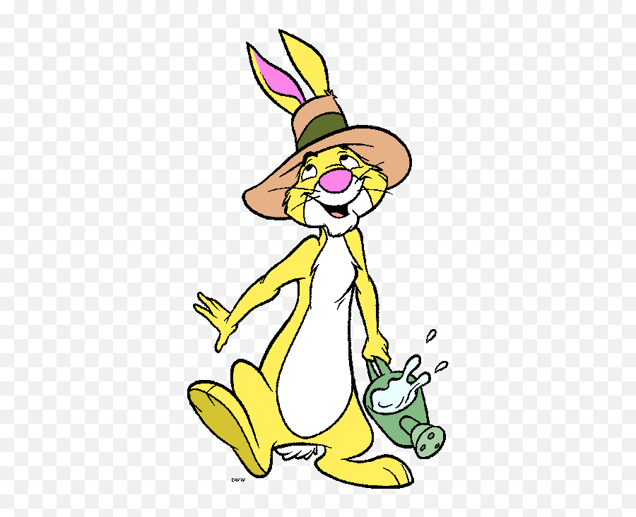 Rabbit Clip Art Images Winnie The Pooh At Disney Clip Art - Winnie The Pooh Clipart Rabbit Emoji,Bunny Ear Emoji