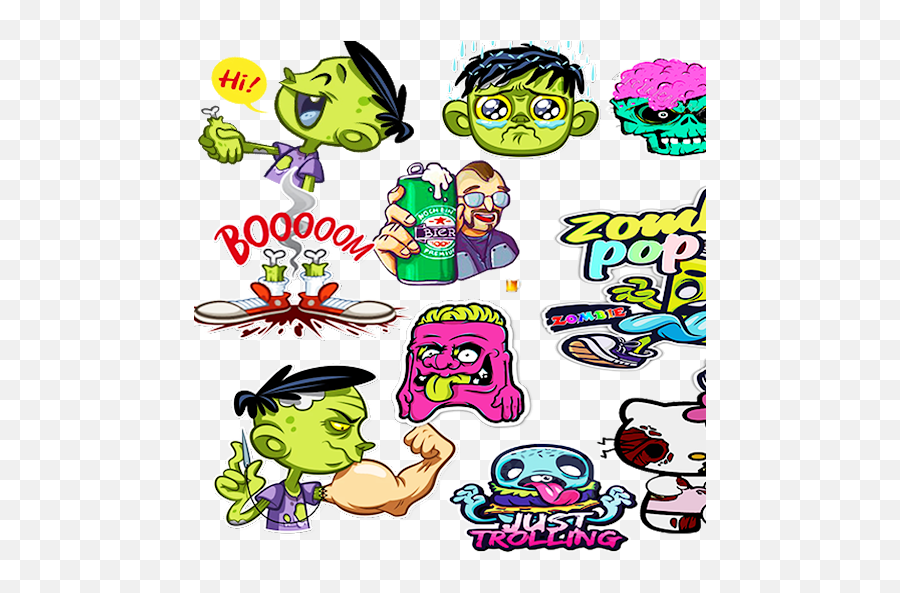 Zombie Stickers - Wastickerapps Apk Download Apkpureai Cartoon Emoji,Is There A Zombie Emoji