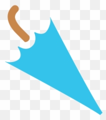 Umbrella With Rain Drops Emoji For Facebook Email Sms - Closed Umbrela Clip Art,Rain Drop Emoji