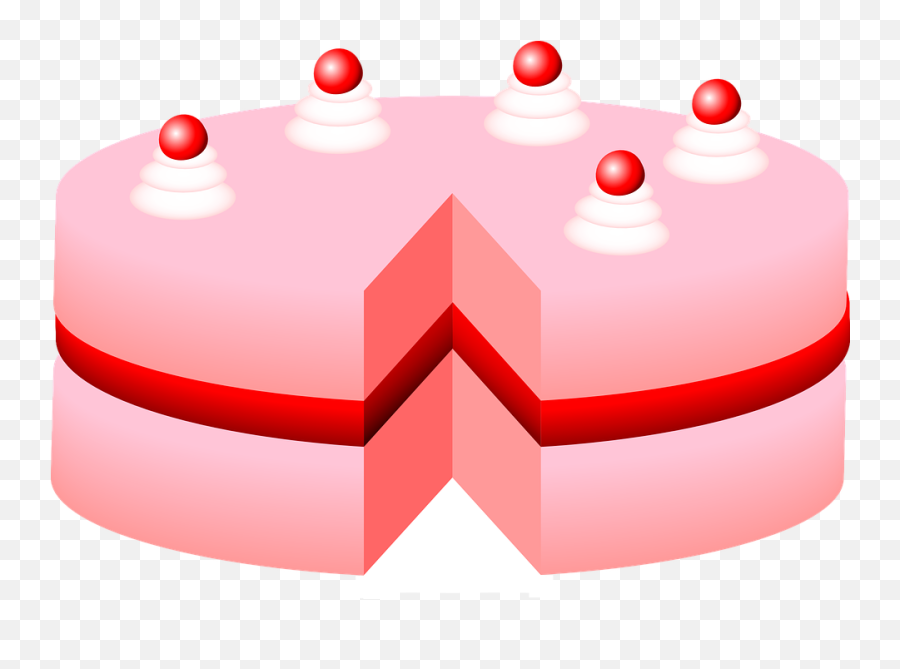 Cake Torte Birthday - Pink Cake Clipart Emoji,Facebook Cake Emoji