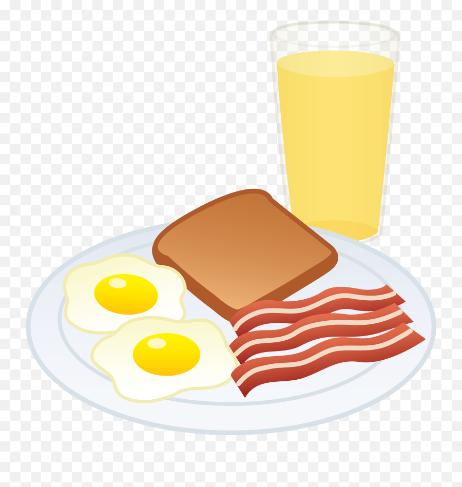 Breakfast Clipart 4 Breakfast Clip Art Free 2 Clipartcow 2 - Transparent Background Breakfast Clipart Png Emoji,Breakfast Emoji