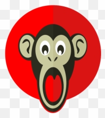 Maimuta In Stare De Soc - Monkey Shock Cartoon Emoji