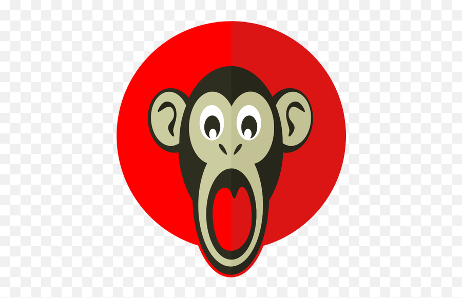 Maimuta In Stare De Soc - Monkey Shock Cartoon Emoji,Shocked Emoji
