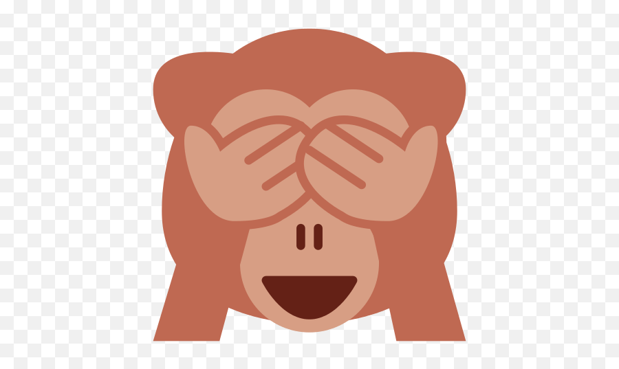 Twemoji 1f648 - See No Evil Monkey Emoji Twitter,Winky Kiss Emoji