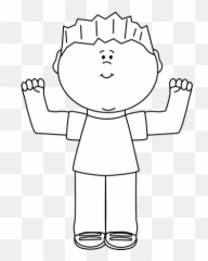Muscle Clipart Black And White - Flexing Muscles Art Emoji