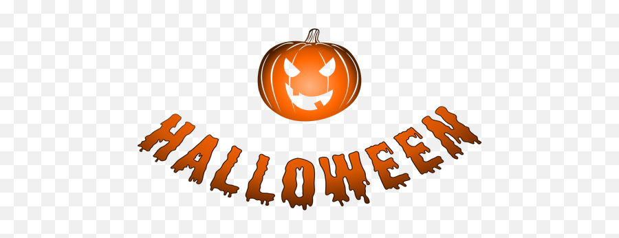 Halloween Orange Logo - Logos De Halloween Png Emoji,Thinking Emoji Meme