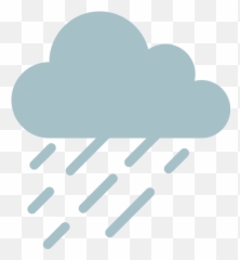 Cloud With Rain Emoji For Facebook - Transparent Rain Cloud Emoji,Pushpin Emoji