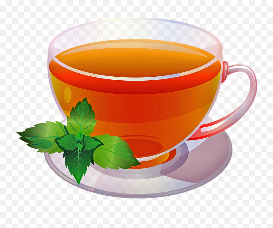Tea Lemon Mint Black - Cup Lemon Tea Png Emoji,Hot Chocolate Emoji