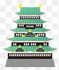 Japanese Castle Emoji For Facebook Email Sms - Png