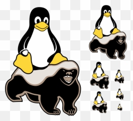 Bitcoin Linux Mascot - Honey Badger Cartoon Emoji,Dx Emoji