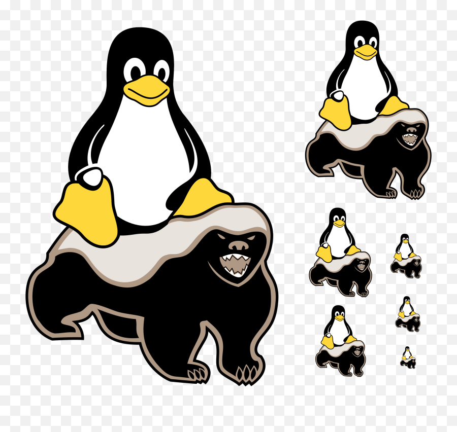 Bitcoin Linux Mascot - Honey Badger Cartoon Emoji,Dx Emoji