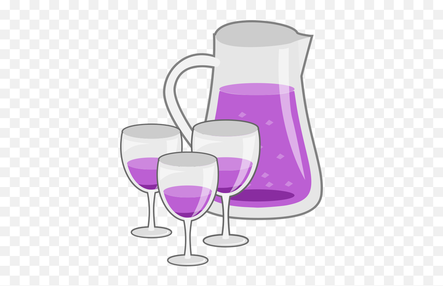 Drinks Pitcher - Party Food Clipart Emoji,Purple Emojis