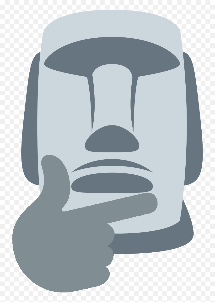 Moai Drawing Emoji Transparent Png - Moai Emoji Twitter,Marching Emoji
