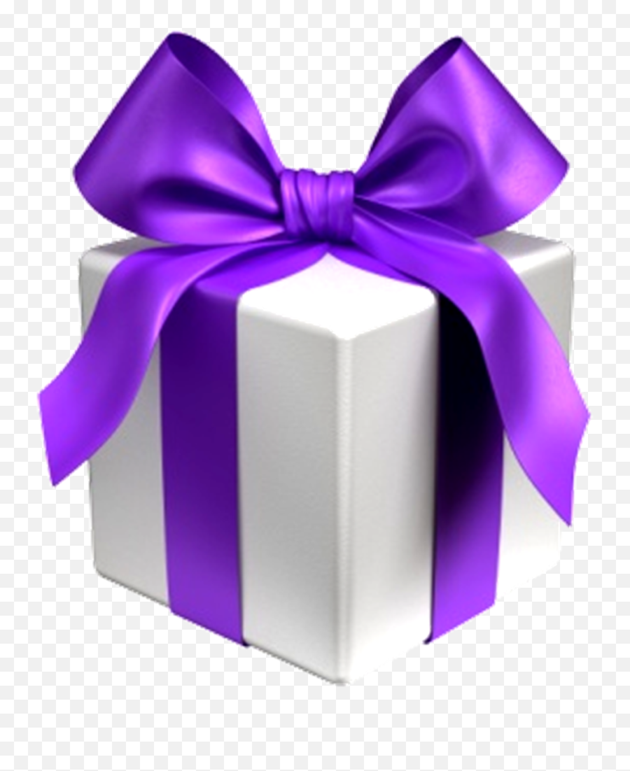 Gift Box Png Purple Emoji,Gift Box Emoji
