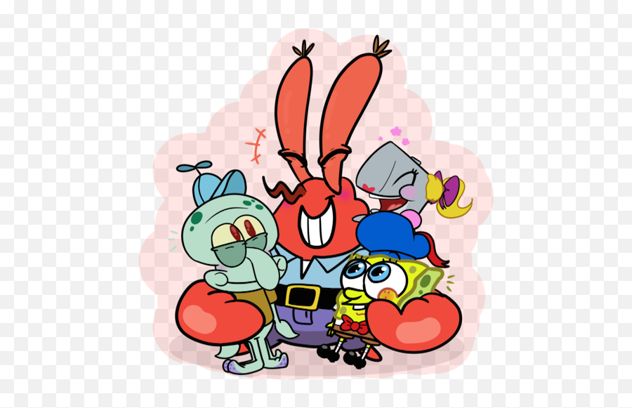 Spongebob Freetoedit Patrick Squidward - Pearl Spongebob Emoji,Squidward Emoji