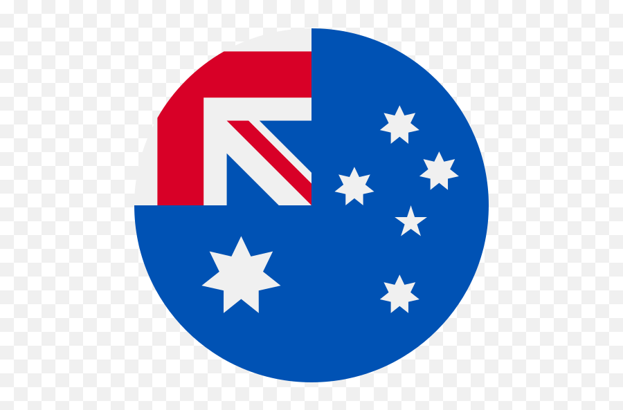 Australia Flag Icon Round - Australia Flag Icon Svg Emoji,Australian Flag Emoji