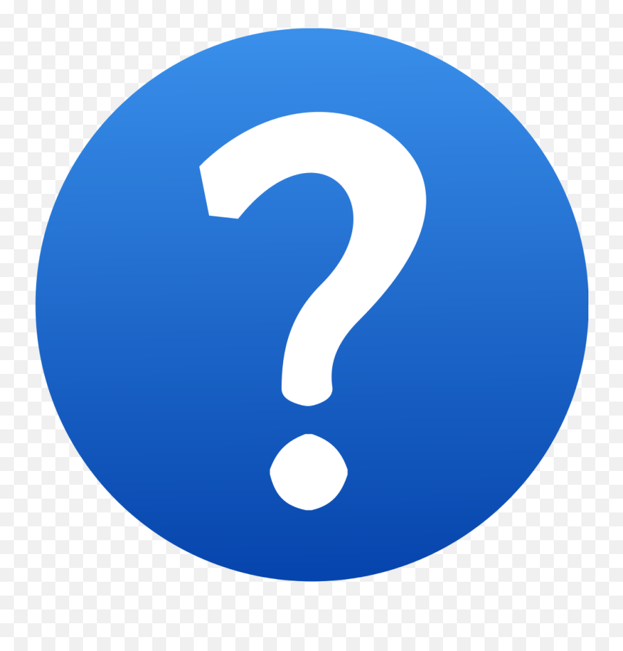 Blue Question Mark Icon - Blue Question Mark Icon Emoji,Question Emoji