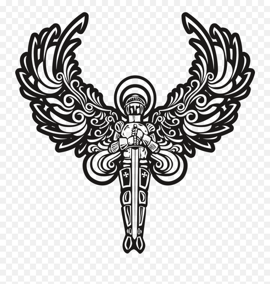 Angel Wings Character No Background - Angel Wings And Halo Drawing Emoji,Angel Wings Emoji