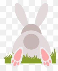 Easter Emoji Transparent U0026 Png Clipart Free Download - Ywd Cartoon Bunny From Behind,Easter Bunny Emoji
