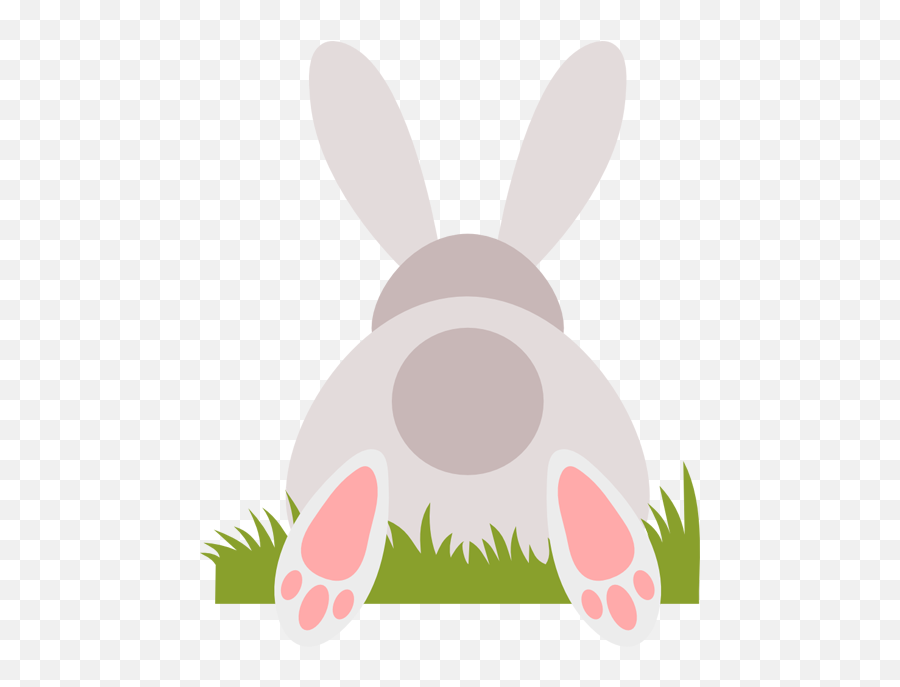 Easter Emoji Transparent U0026 Png Clipart Free Download - Ywd Cartoon Bunny From Behind,Easter Bunny Emoji