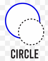 Front Adhesive Stickers - Circle Emoji