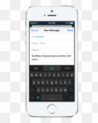 Iphone 5s Running Swiftkey Keyboard - Smartphone Emoji